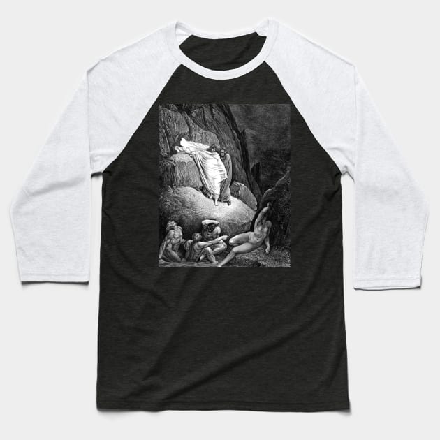 High Resolution Gustave Doré Illustration The Shade of Thaïs Baseball T-Shirt by tiokvadrat